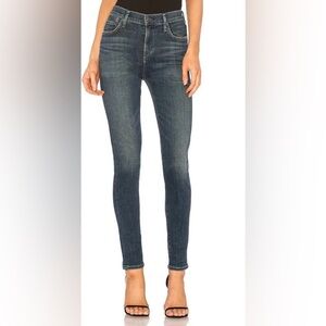Citizens of Humanity Rocket High Waist
5-Pocket Skinny Jeans in Rival Blue